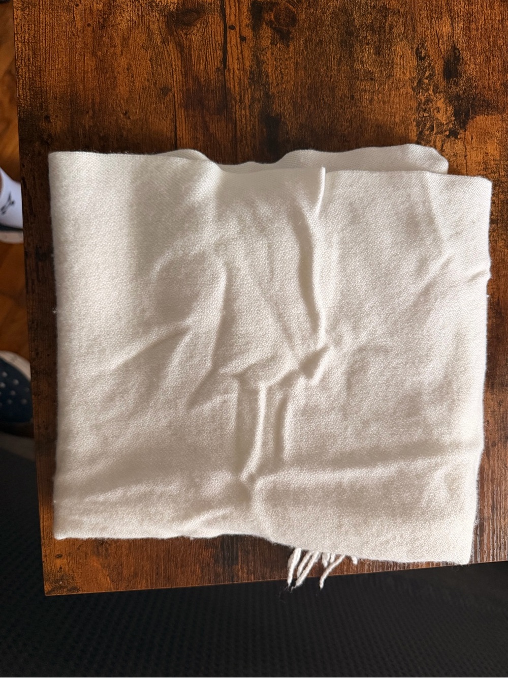 Classic Cream Wrap Scarf - Lightweight Everyday Accessory